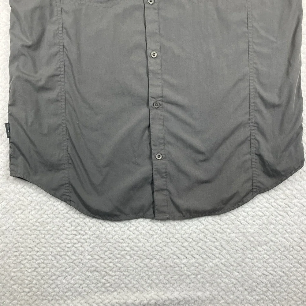 Craghoppers Solar Shield Shirt Mens Large Gray Short Sleeve Outdoors Hiking‎